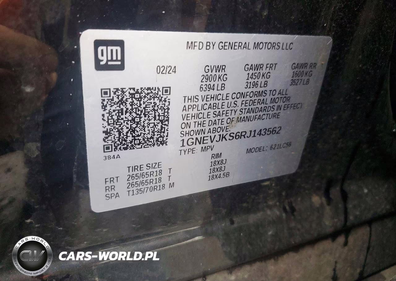 2024 Chevrolet Traverse Lt Z71 VIN:1GNEVJKS6RJ143562 - 13