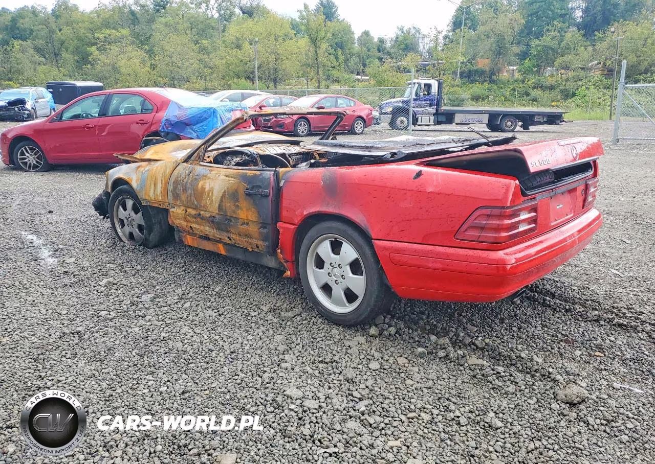 1999 Mercedes-Benz Sl 500 VIN:WDBFA68F6XF180254 - 2