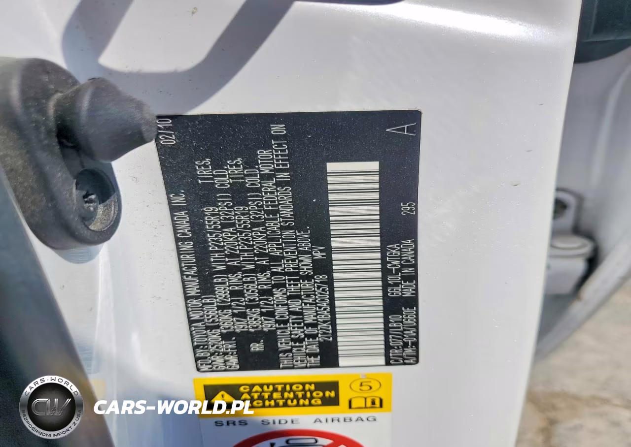 2010 Lexus Rx 350 VIN:2T2ZK1BA5AC025718 - 12