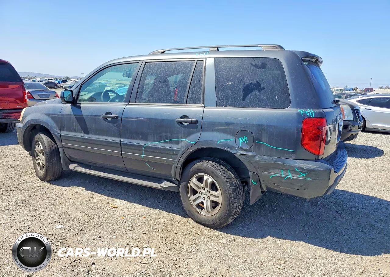 2004 Honda Pilot Exl VIN:2HKYF18534H571577 - 2