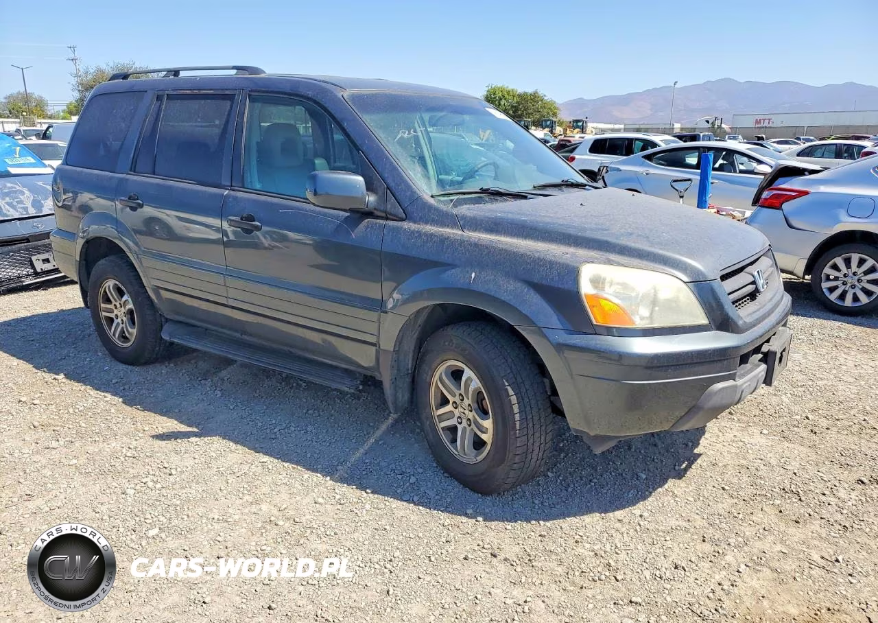 2004 Honda Pilot Exl VIN:2HKYF18534H571577 - 4