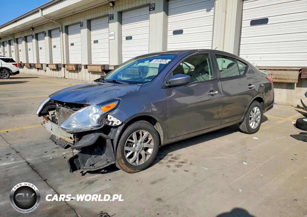 2018 Nissan Versa Sv VIN:3N1CN7AP3JL851168 - 1