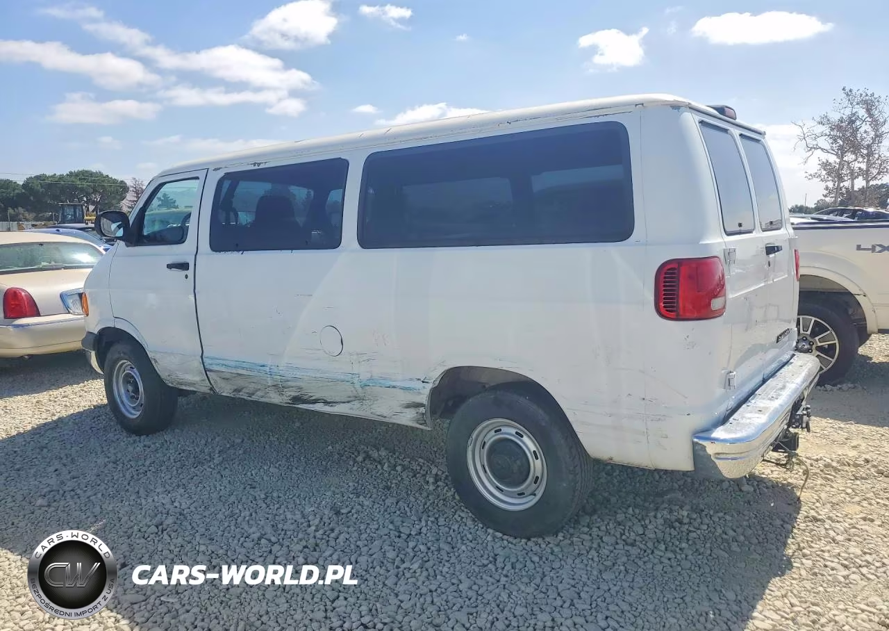 2000 Dodge Ram Wagon 2500 Delivery Van VIN:2B4JB25Y7YK157041 - 2