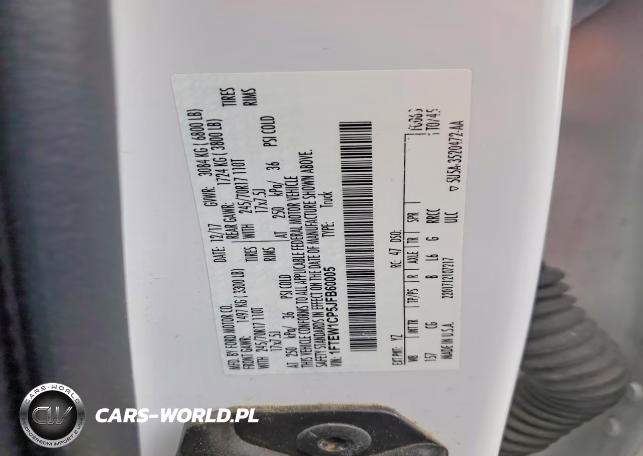 2018 Ford F150 Supercrew VIN:1FTEW1CP5JFB60005 - 13