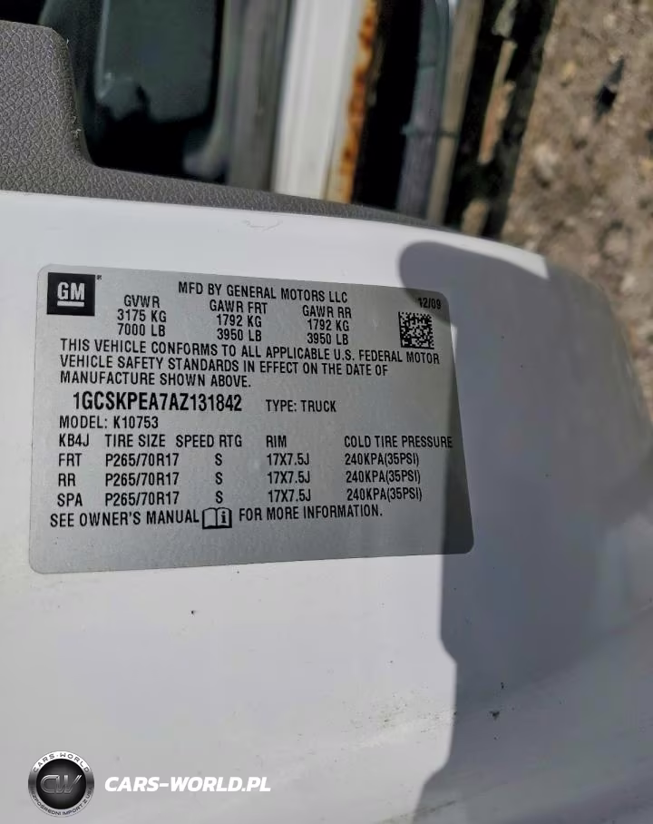 2010 Chevrolet Silverado K1500 VIN:1GCSKPEA7AZ131842 - 12
