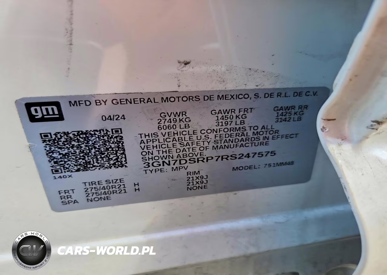 2024 Chevrolet Equinox 2Rs VIN:3GN7DSRP7RS247575 - 13