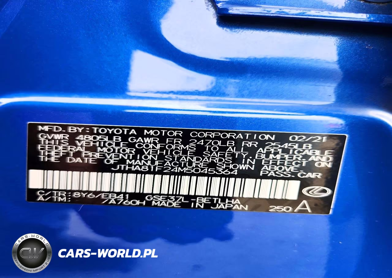 2021 Lexus Is 300 VIN:JTHA81F24M5045364 - 12