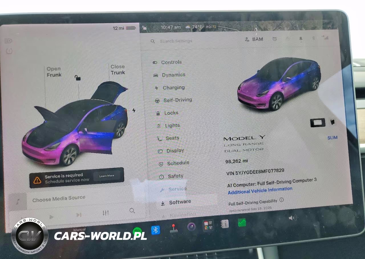 2021 Tesla Model Y VIN:5YJYGDEE8MF077829 - 9