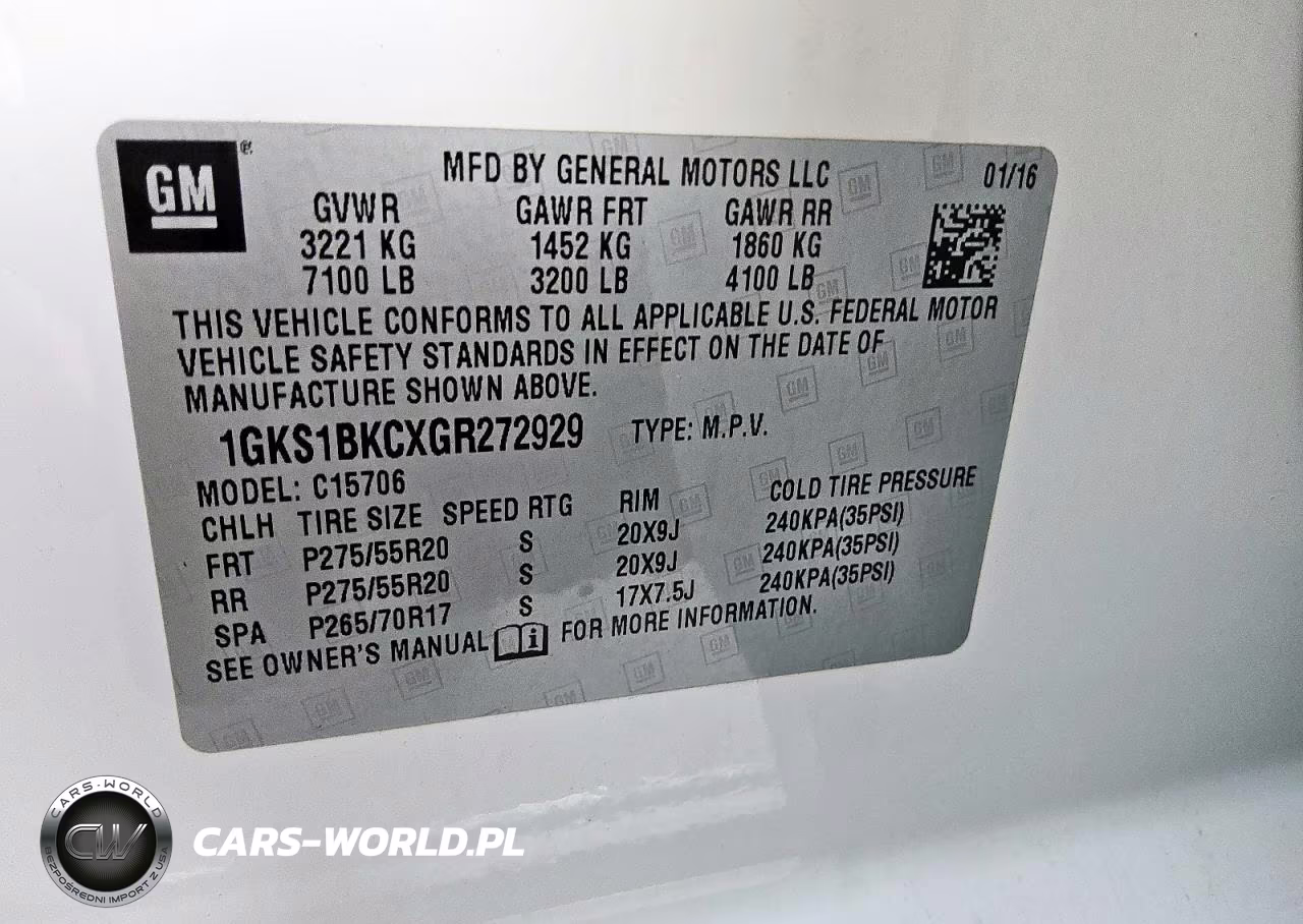2016 GMC Yukon Slt VIN:1GKS1BKCXGR272929 - 13