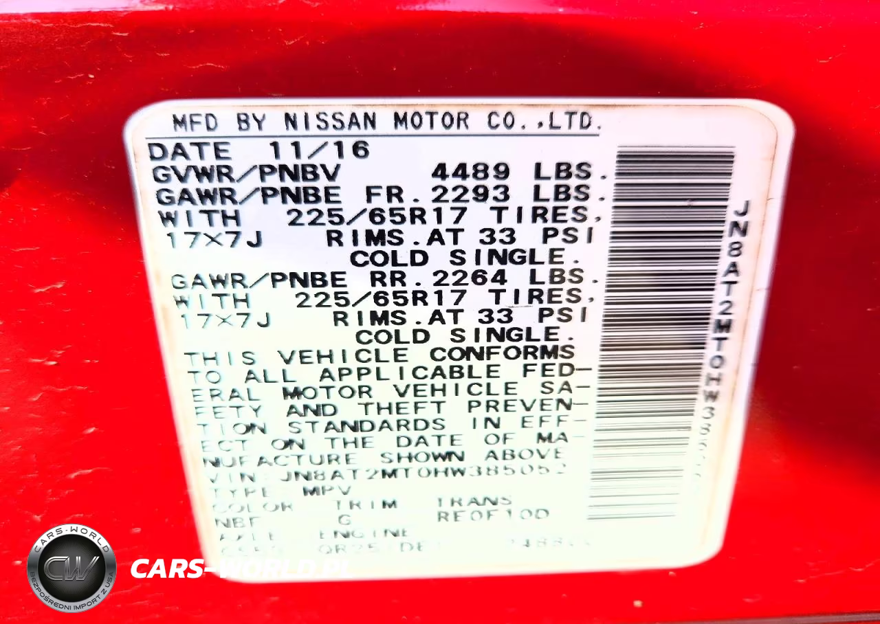 2017 Nissan Rogue S VIN:JN8AT2MT0HW385052 - 13