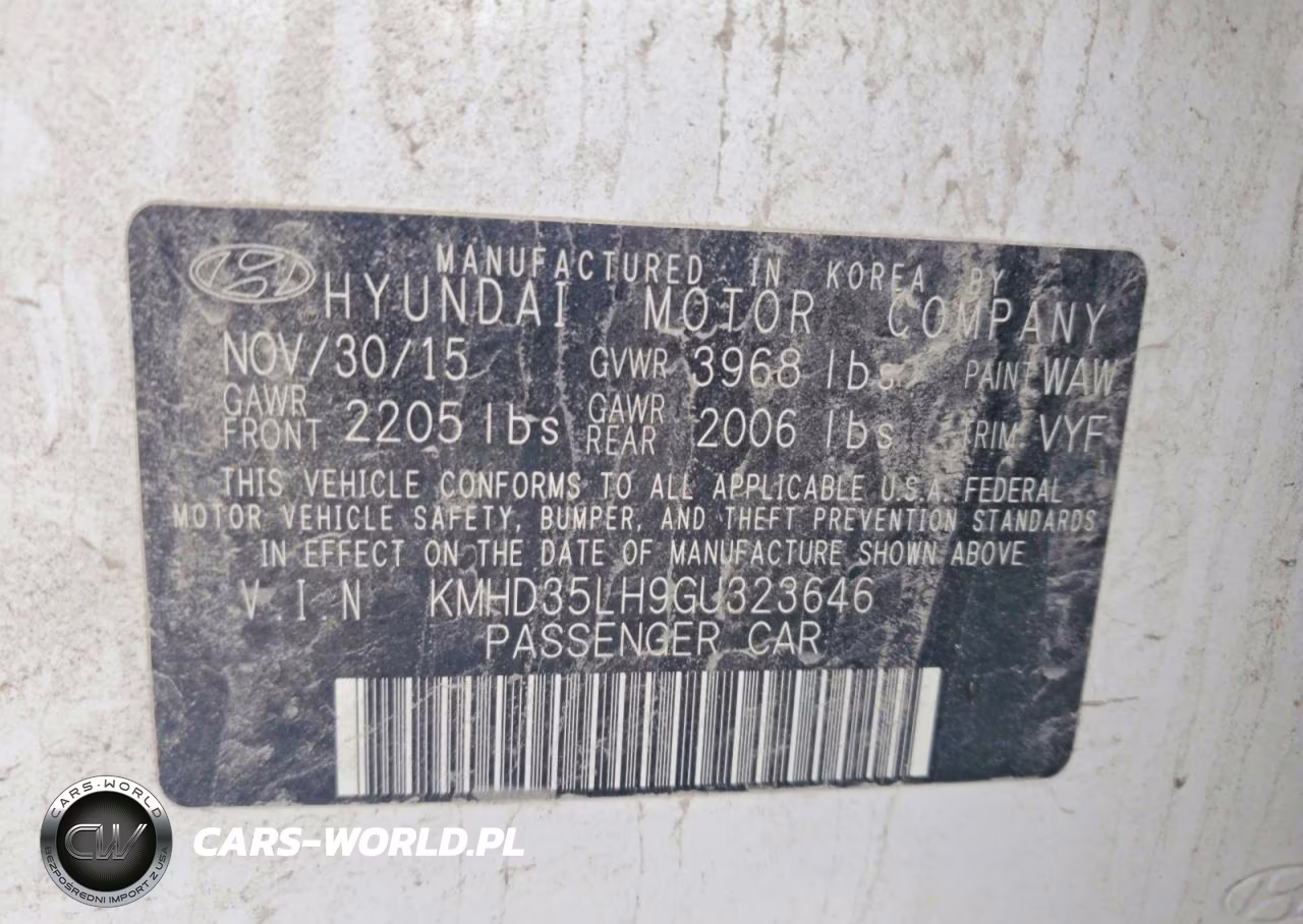 2016 Hyundai Elantra Gt Base VIN:KMHD35LH9GU323646 - 12