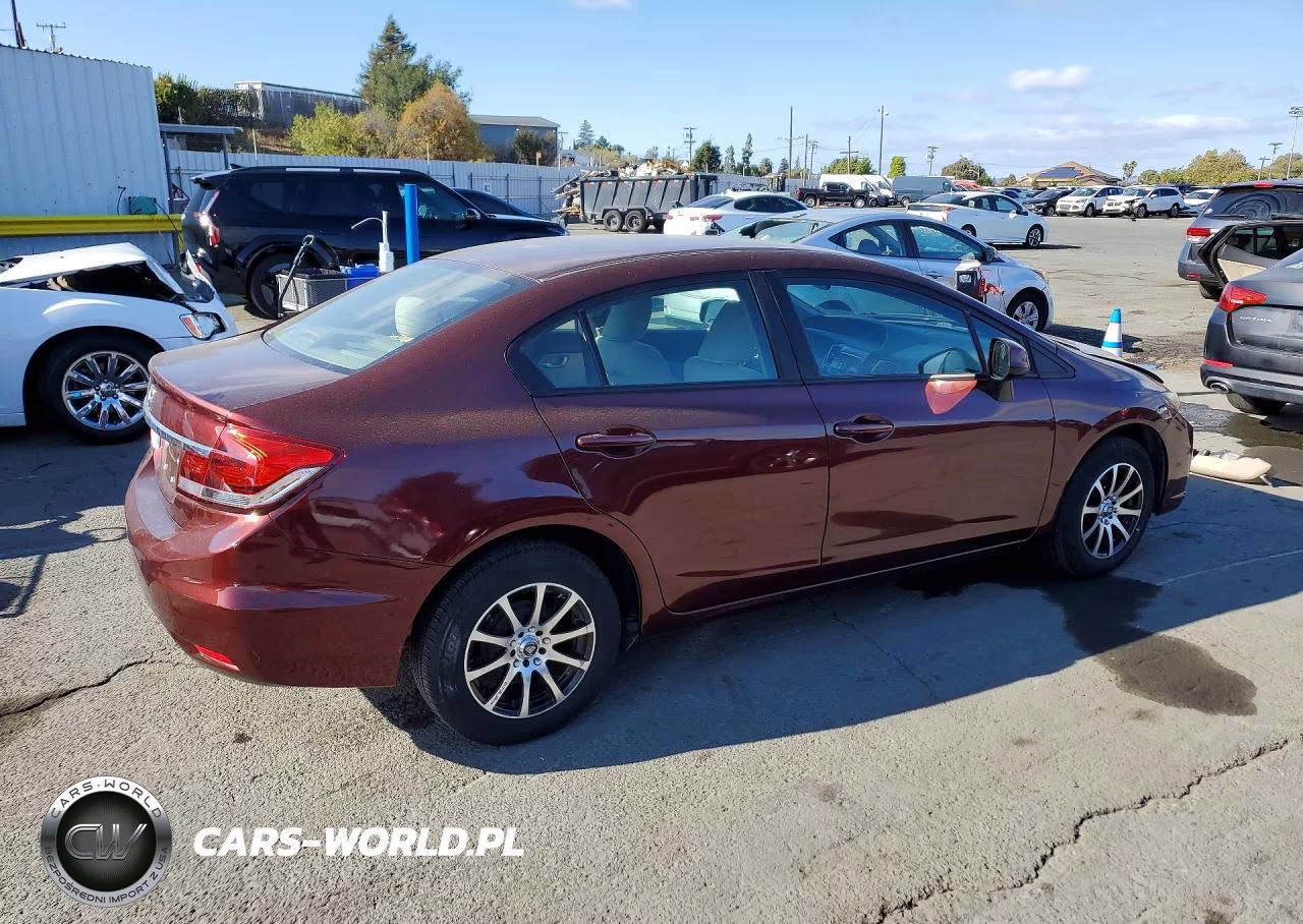 2013 Honda Civic Lx VIN:19XFB2F56DE236877 - 3