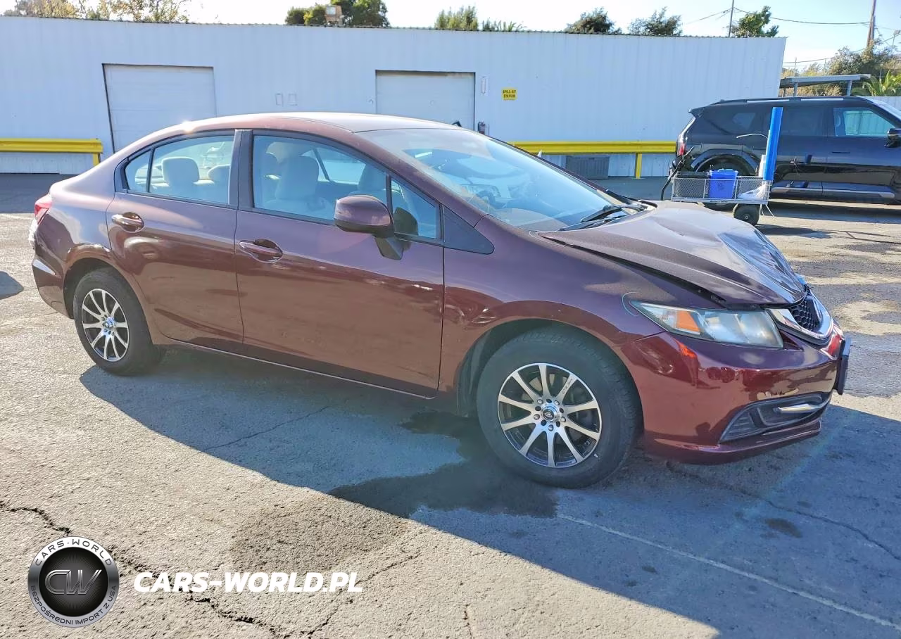 2013 Honda Civic Lx VIN:19XFB2F56DE236877 - 4