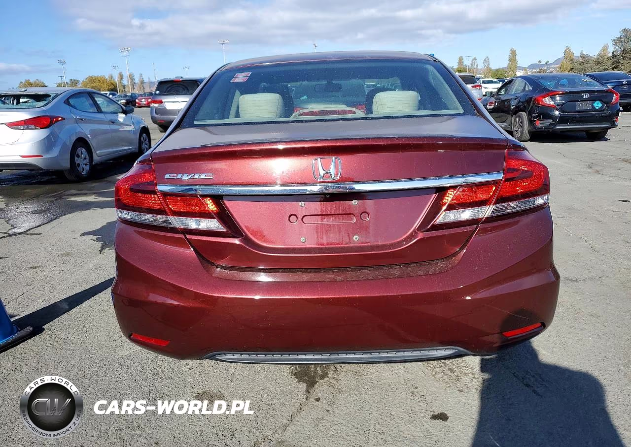 2013 Honda Civic Lx VIN:19XFB2F56DE236877 - 6