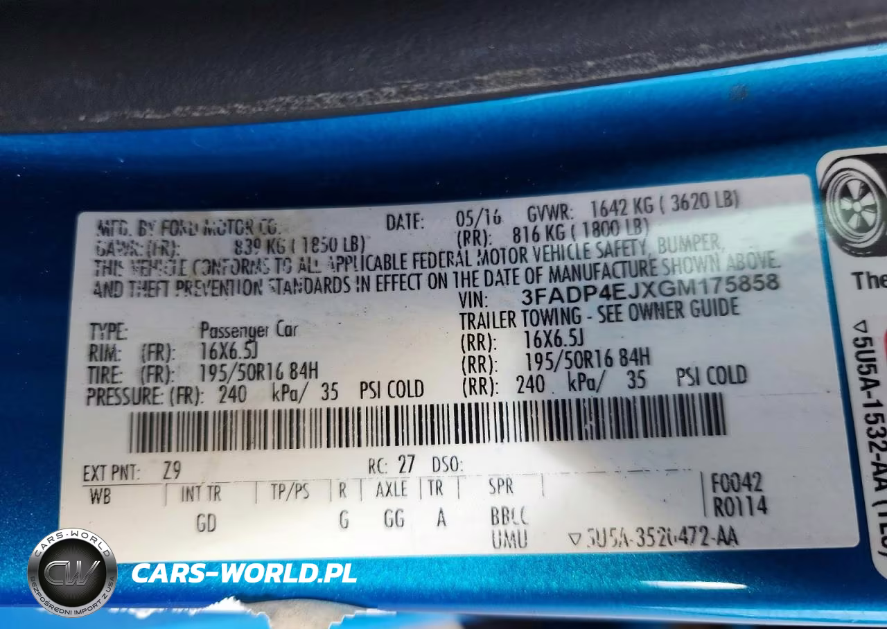 2016 Ford Fiesta Se VIN:3FADP4EJXGM175858 - 13