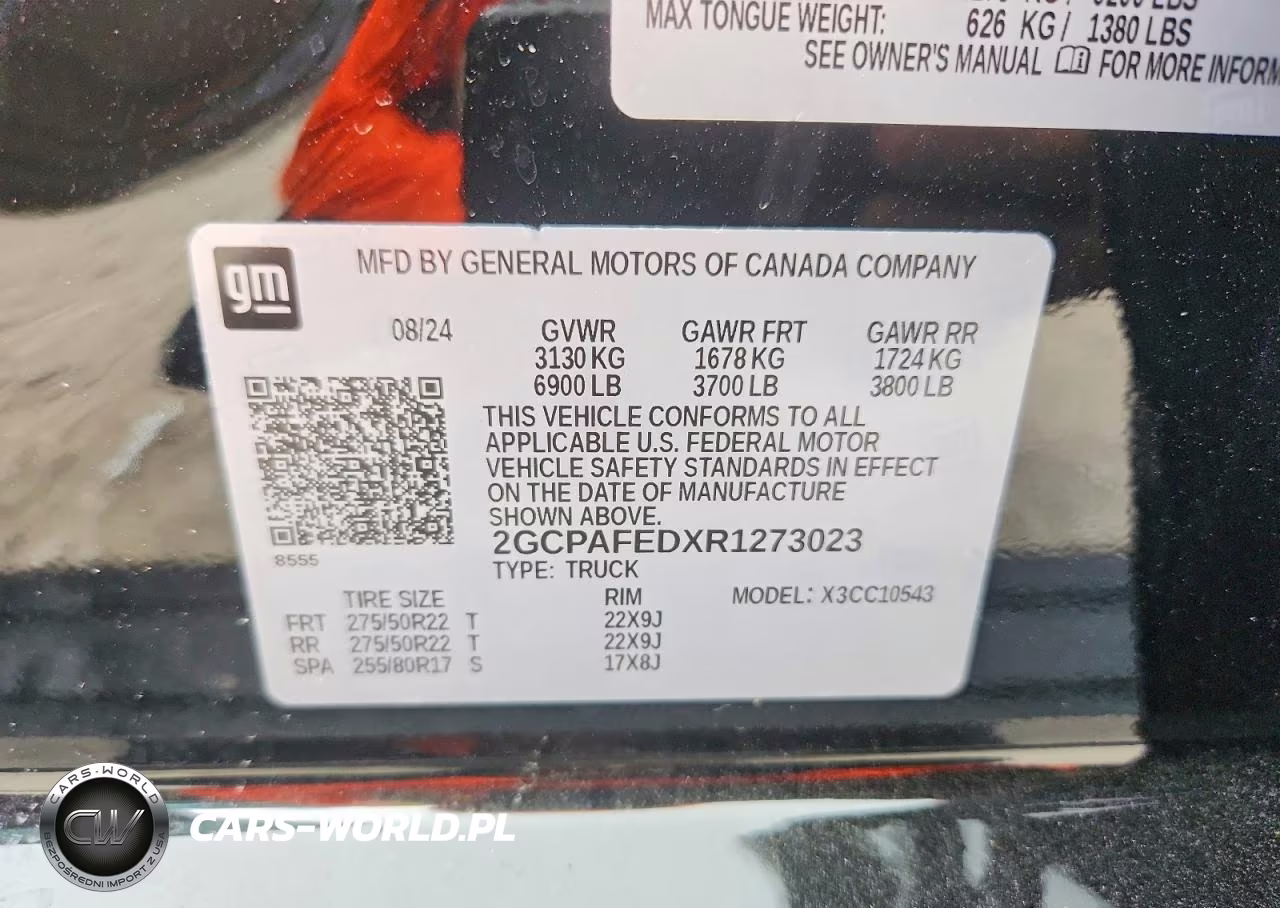 2024 Chevrolet Silverado C1500 High Country VIN:2GCPAFEDXR1273023 - 12