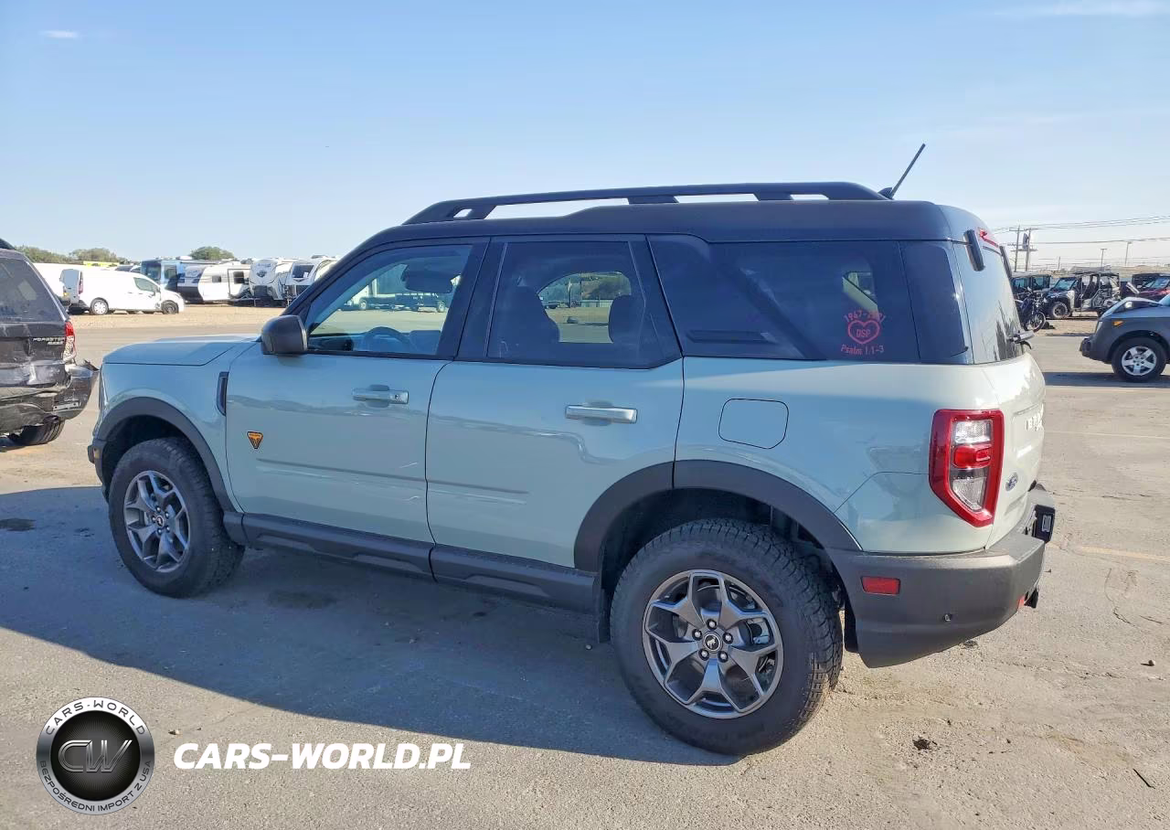 2023 Ford Bronco Sport Badlands VIN:3FMCR9D91PRD98809 - 2