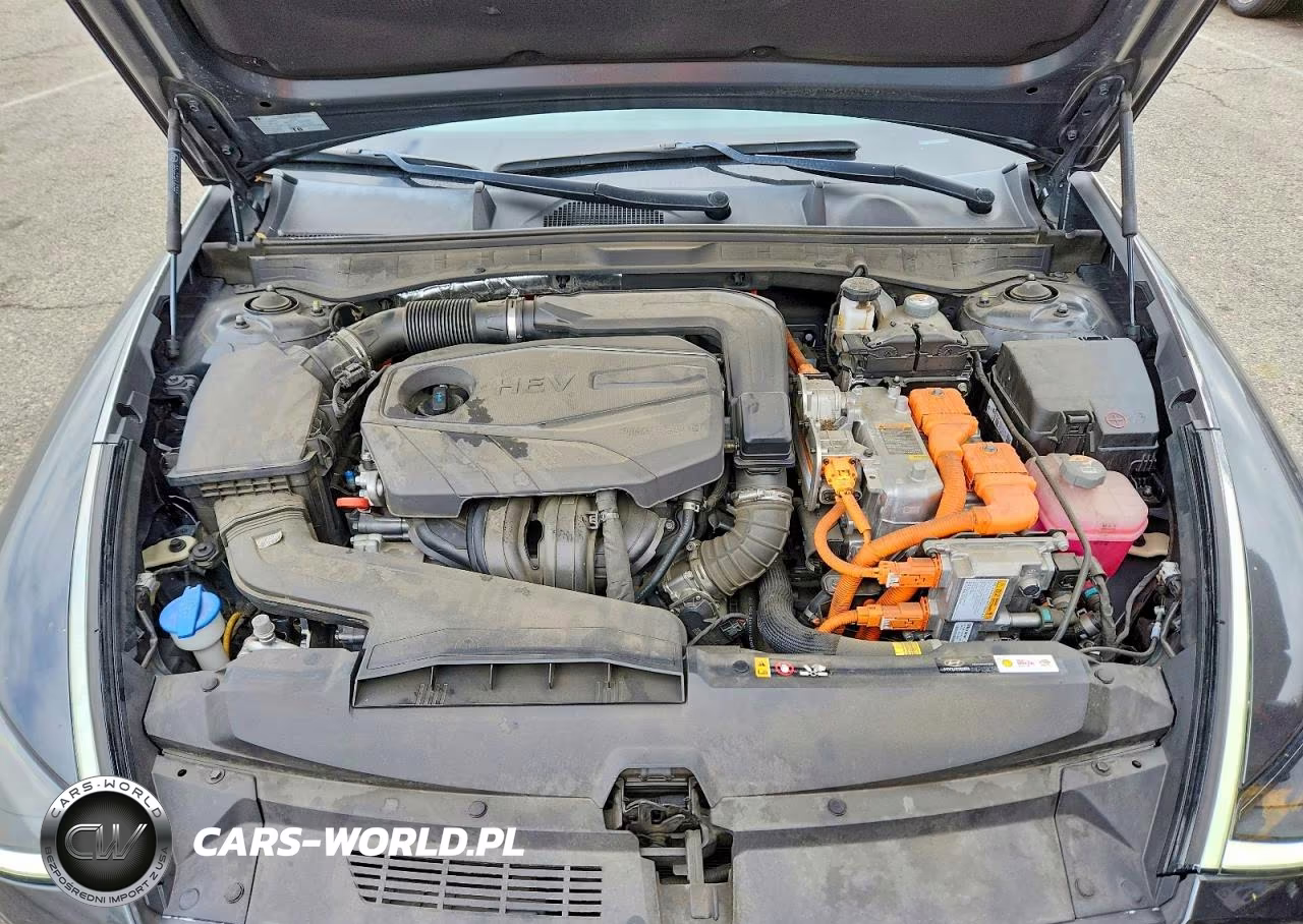 2022 Hyundai Sonata Hybrid Blue VIN:KMHL24JJ3NA048191 - 11