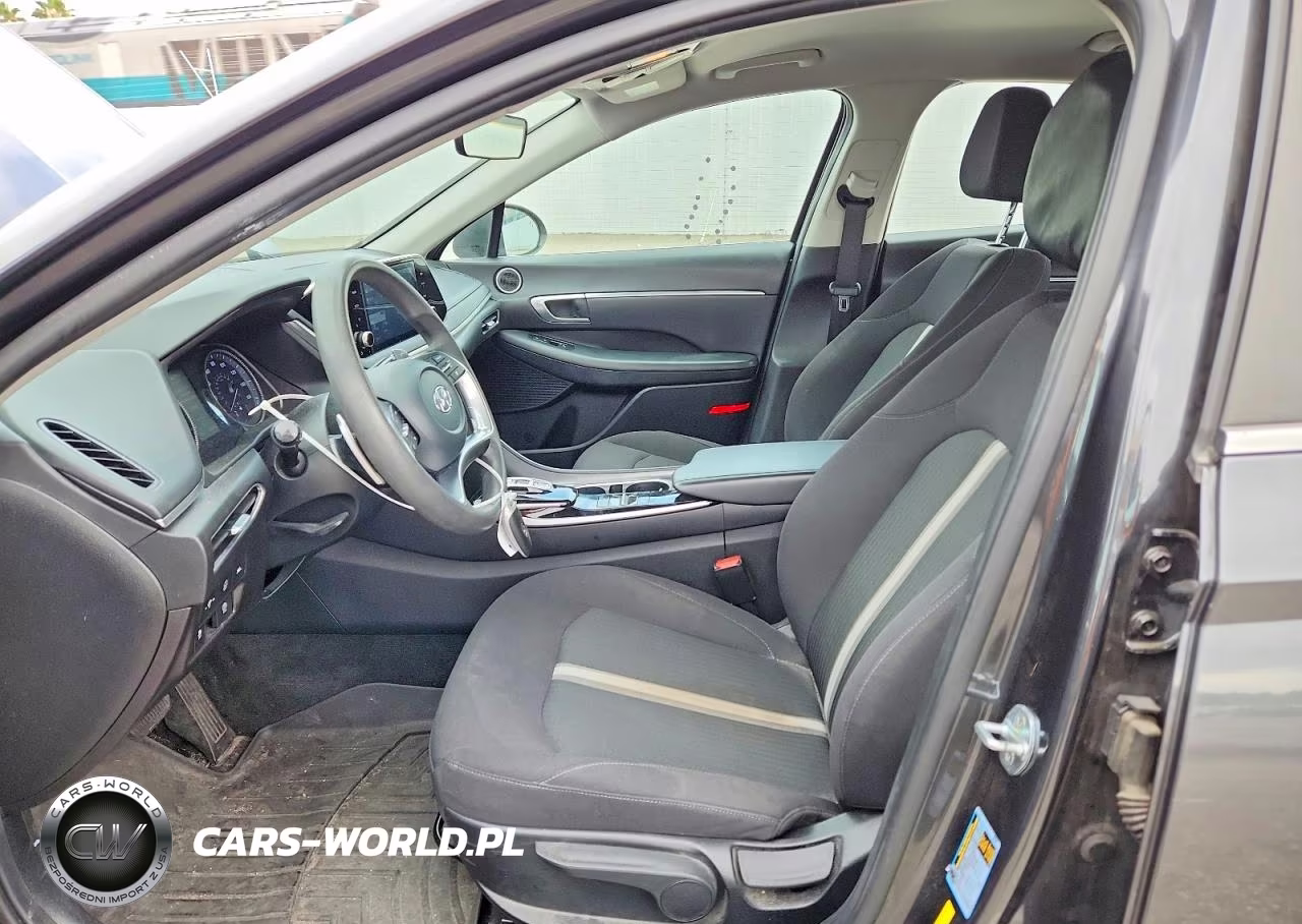 2022 Hyundai Sonata Hybrid Blue VIN:KMHL24JJ3NA048191 - 7