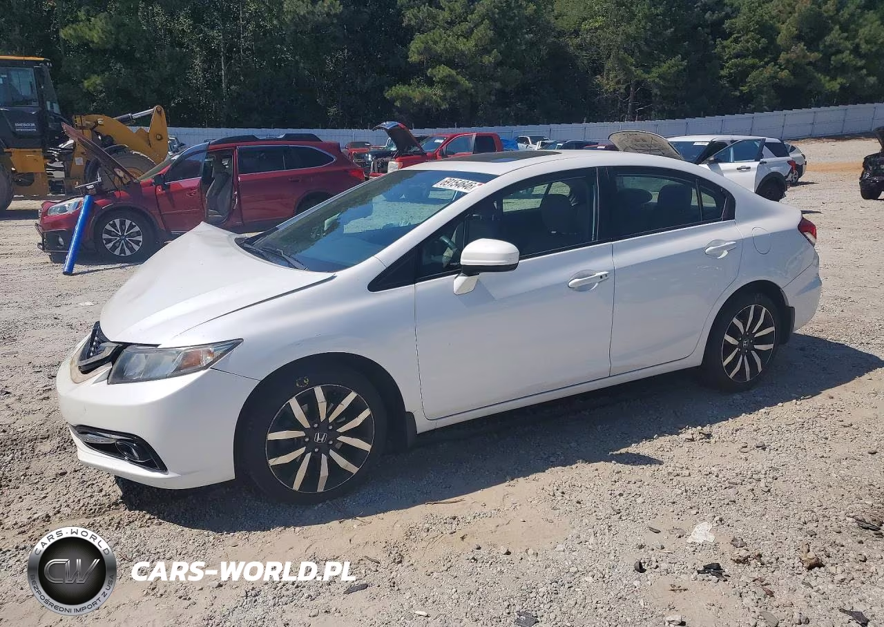 2015 Honda Civic Exl VIN:19XFB2F99FE035416 - 1