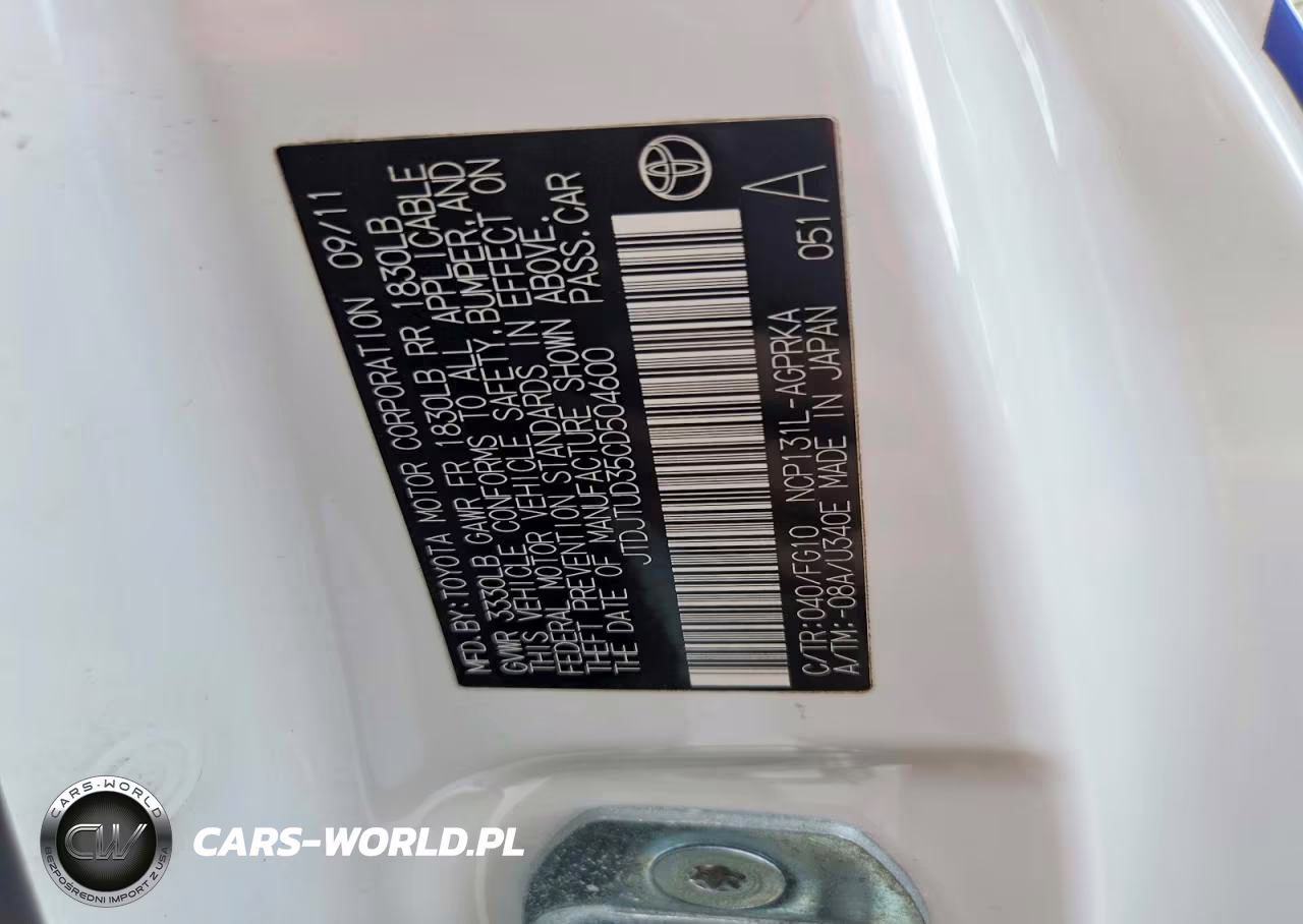 2012 Toyota Yaris 3-Door Le VIN:JTDJTUD35CD504600 - 12