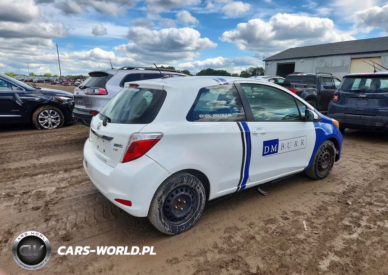 2012 Toyota Yaris 3-Door Le VIN:JTDJTUD35CD504600 - 3