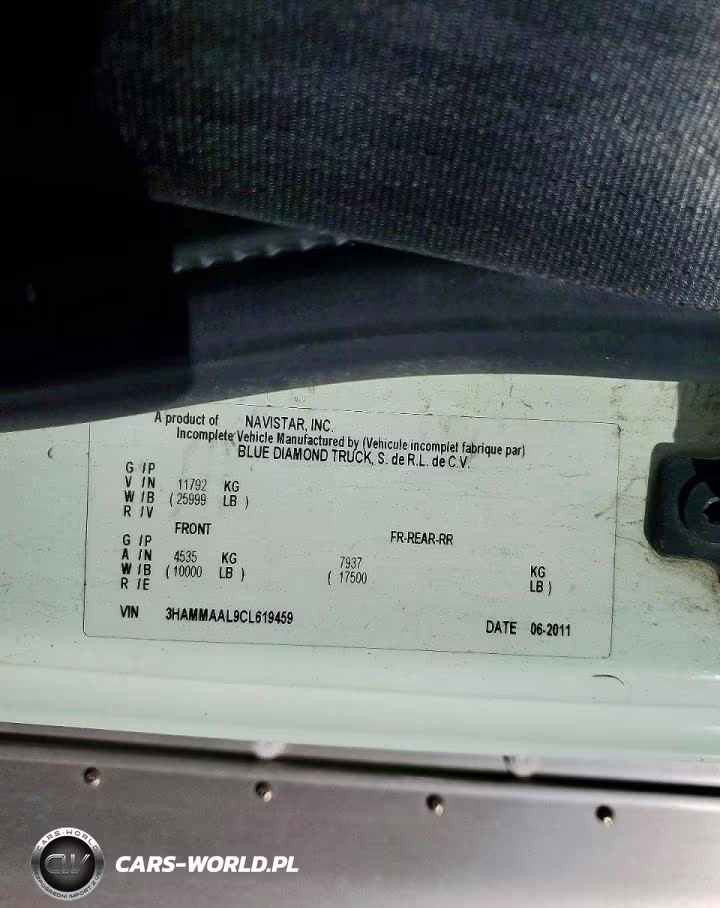 2012 International Ma025 Box Truck VIN:3HAMMAAL9CL619459 - 13