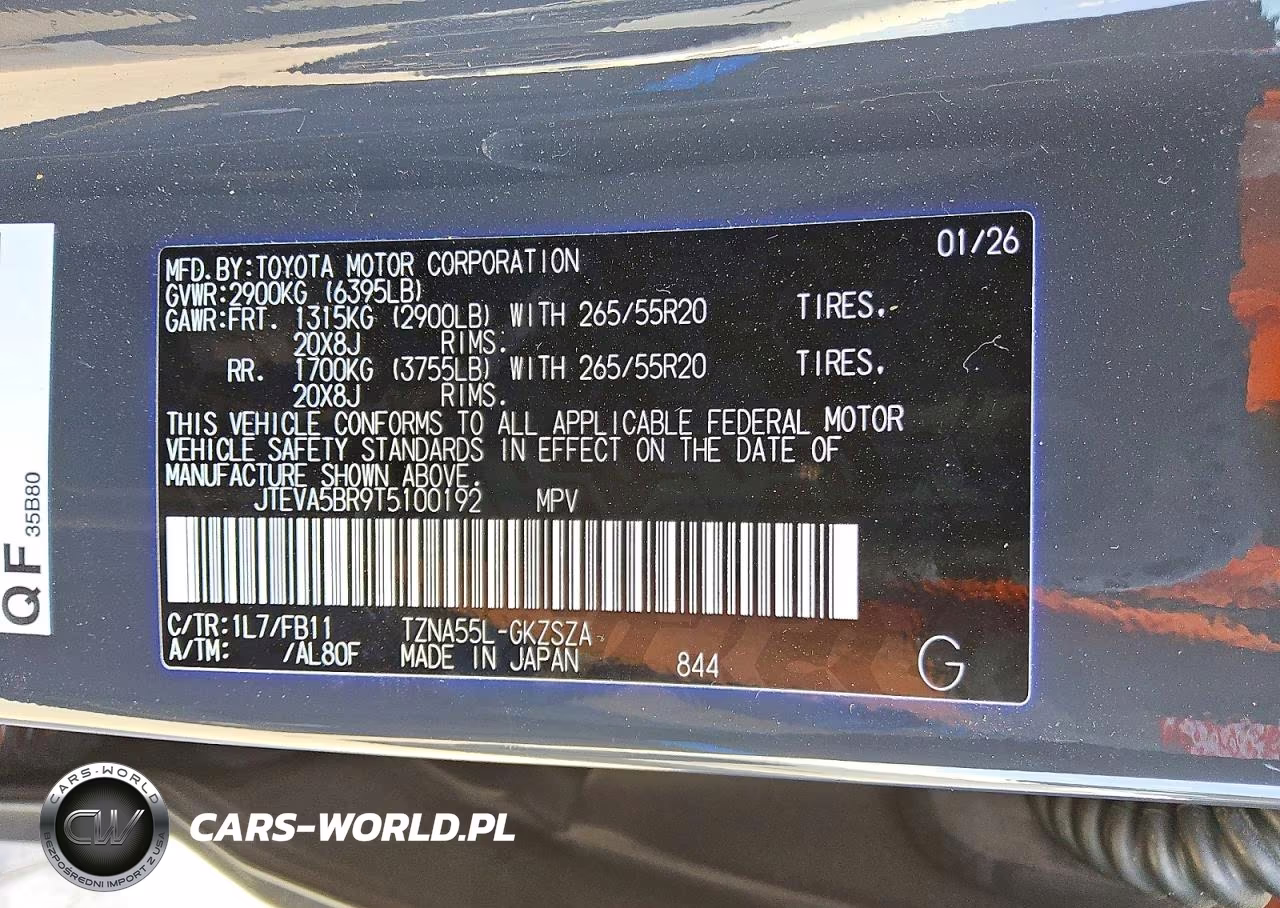 2026 Toyota 4Runner Trd Sport VIN:JTEVA5BR9T5100192 - 13