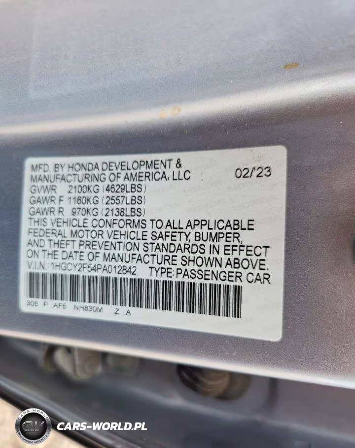 2023 Honda Accord Hybrid Sport VIN:1HGCY2F54PA012842 - 12