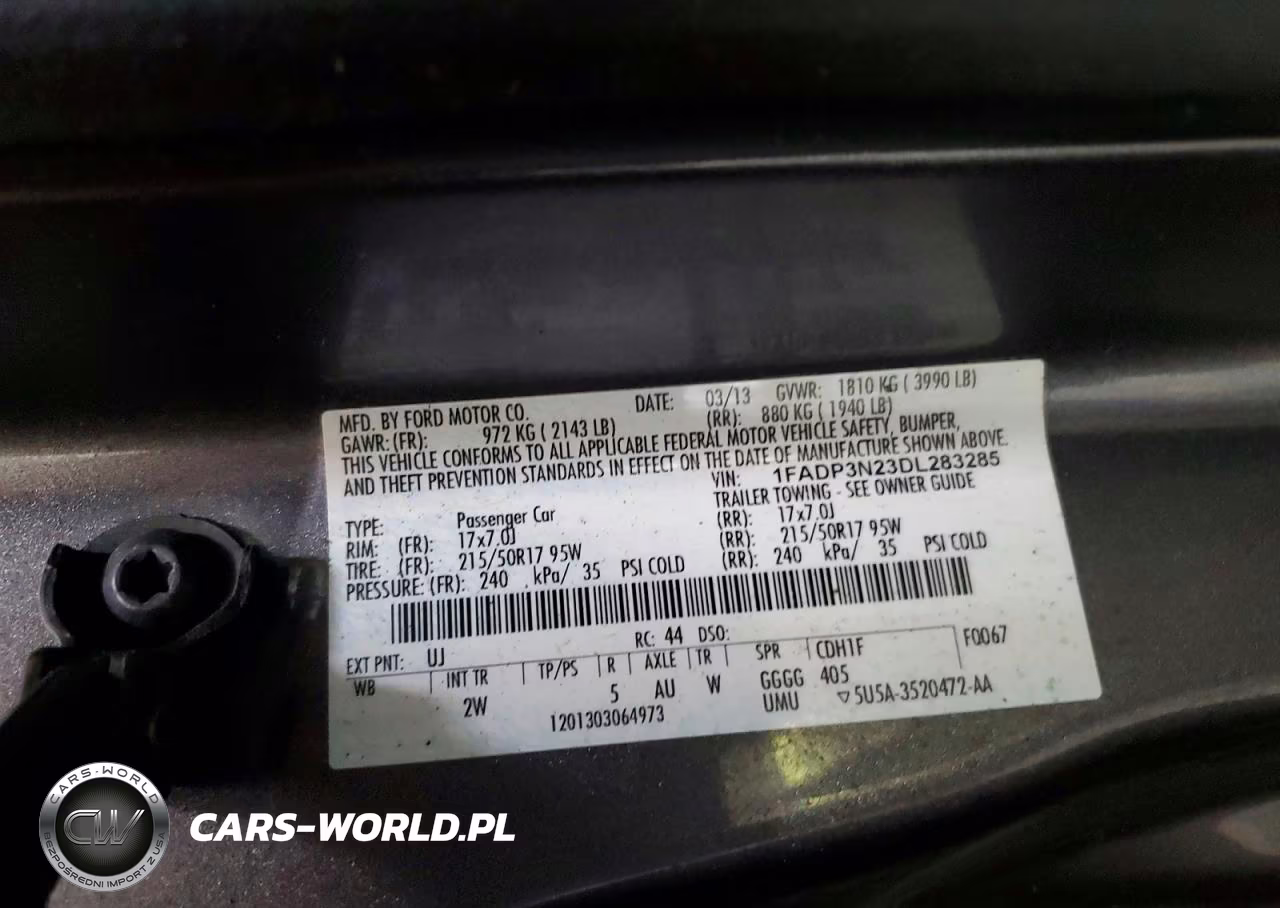 2013 Ford Focus Titanium VIN:1FADP3N23DL283285 - 12