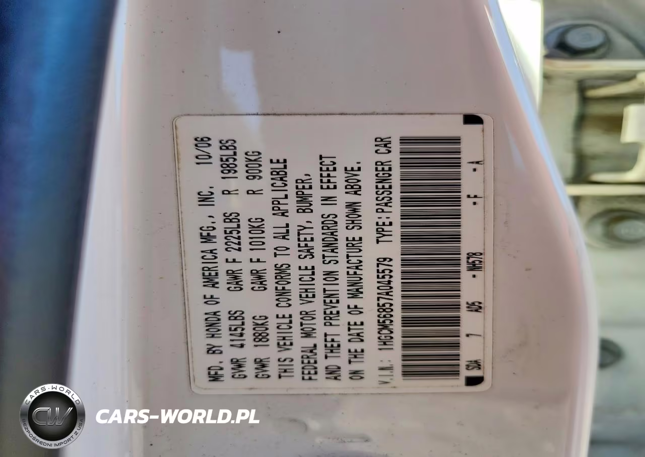 2007 Honda Accord Ex VIN:1HGCM56857A045579 - 13
