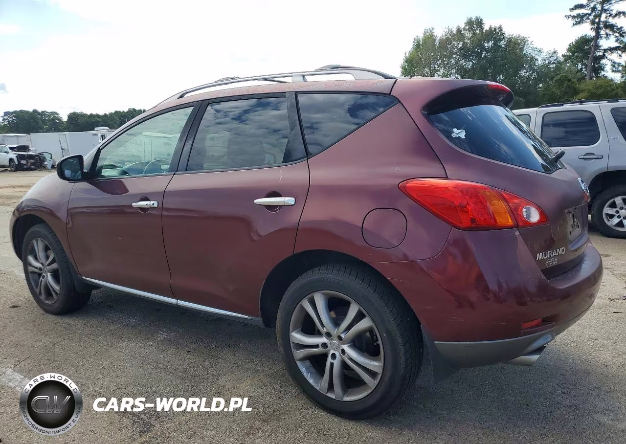 2009 Nissan Murano S VIN:JN8AZ18WX9W108715 - 2