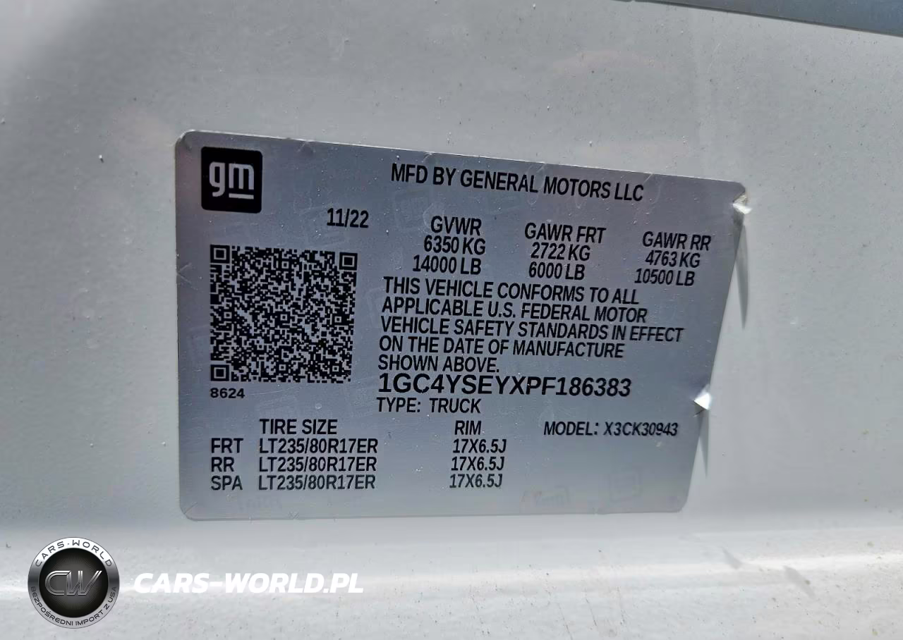 2023 Chevrolet Silverado K3500 VIN:1GC4YSEYXPF186383 - 13