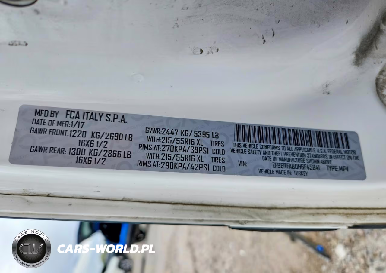 2017 Ram Promaster City VIN:ZFBERFAB0H6F45841 - 13