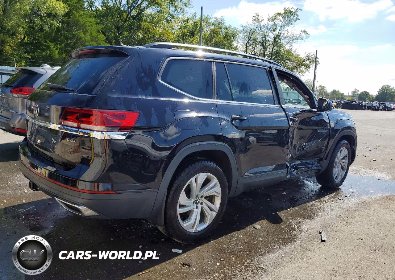 2021 Volkswagen Atlas Se VIN:1V2KR2CA9MC531392 - 3
