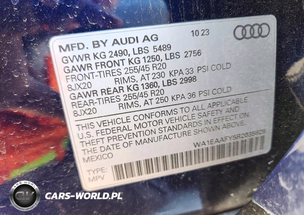 2024 Audi Q5 Premium Plus 45 VIN:WA1EAAFY5R2035828 - 14