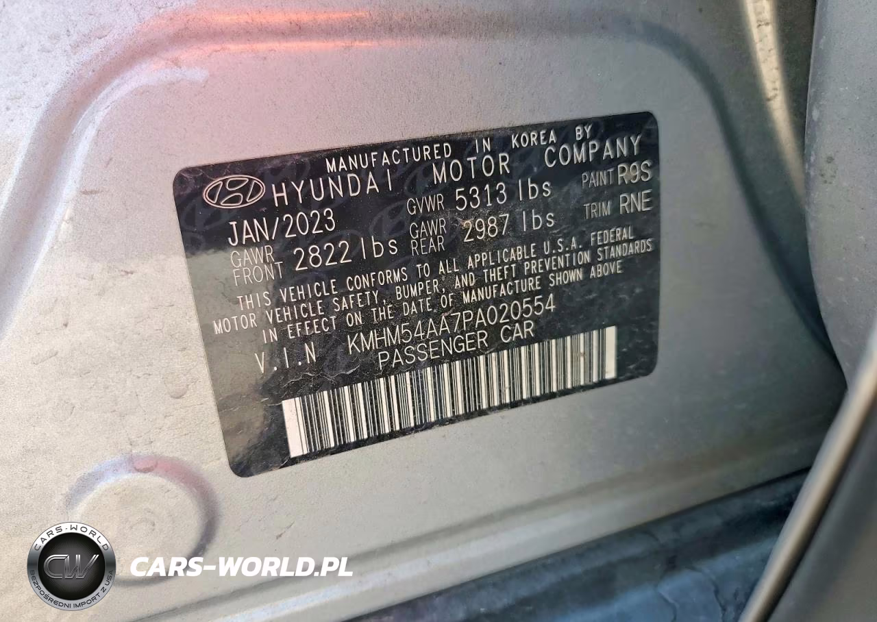 2023 Hyundai Ioniq 6 Limited VIN:KMHM54AA7PA020554 - 13