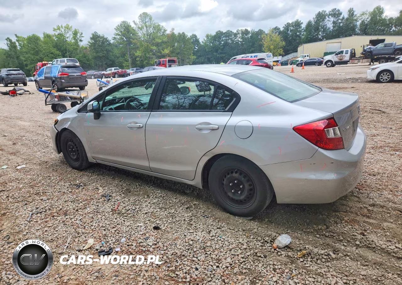 2012 Honda Civic Lx VIN:19XFB2F53CE095278 - 2