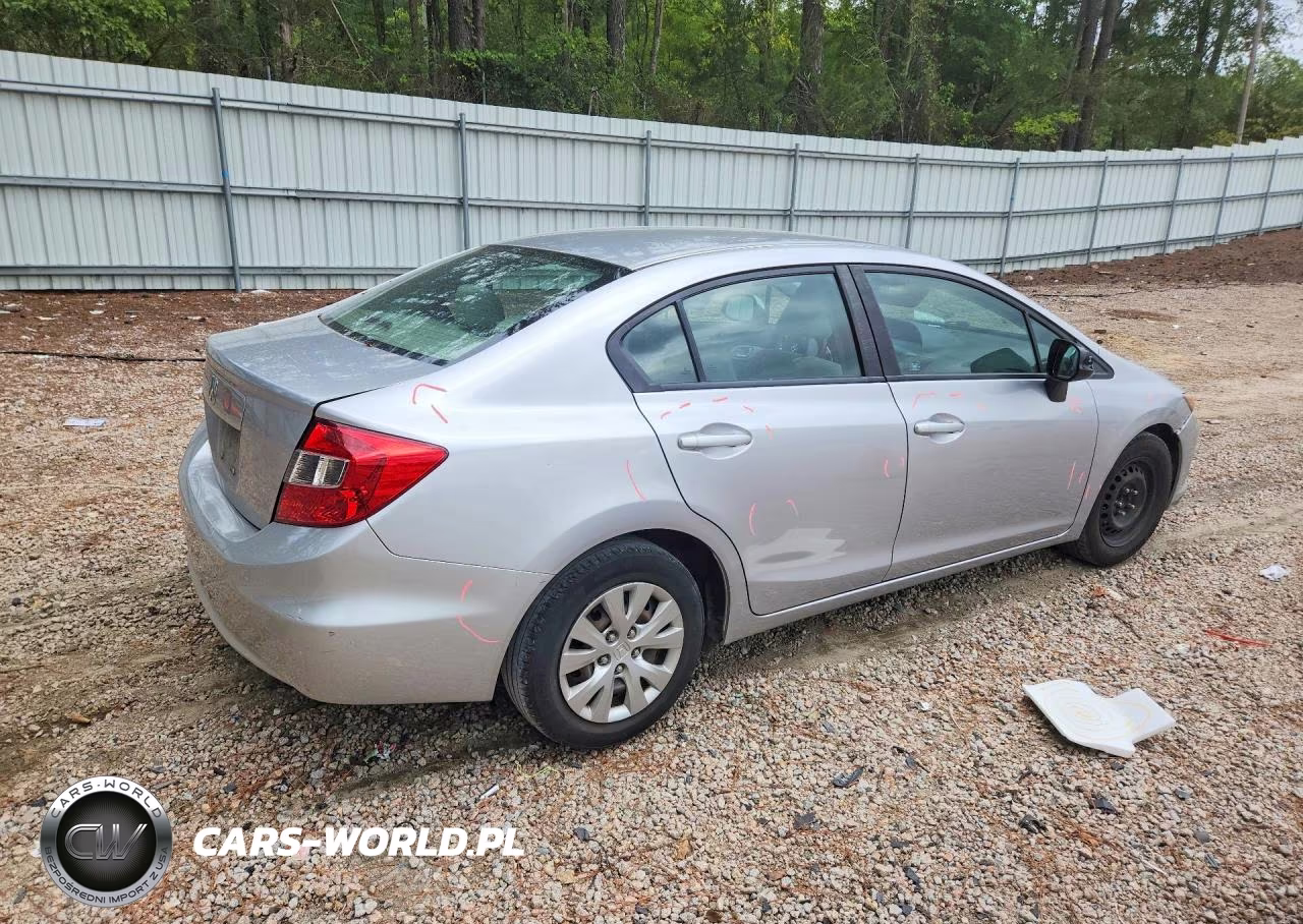 2012 Honda Civic Lx VIN:19XFB2F53CE095278 - 3