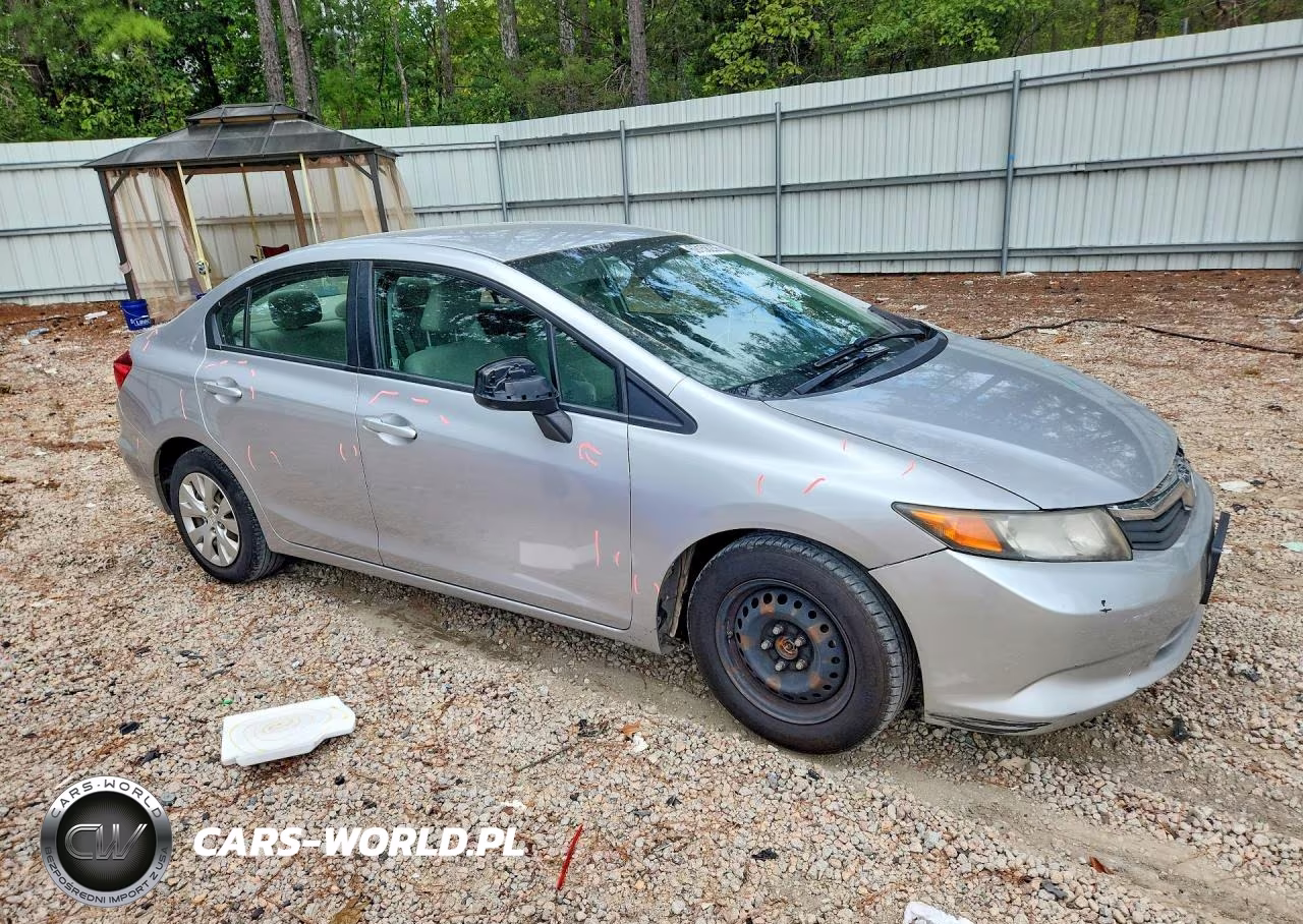 2012 Honda Civic Lx VIN:19XFB2F53CE095278 - 4