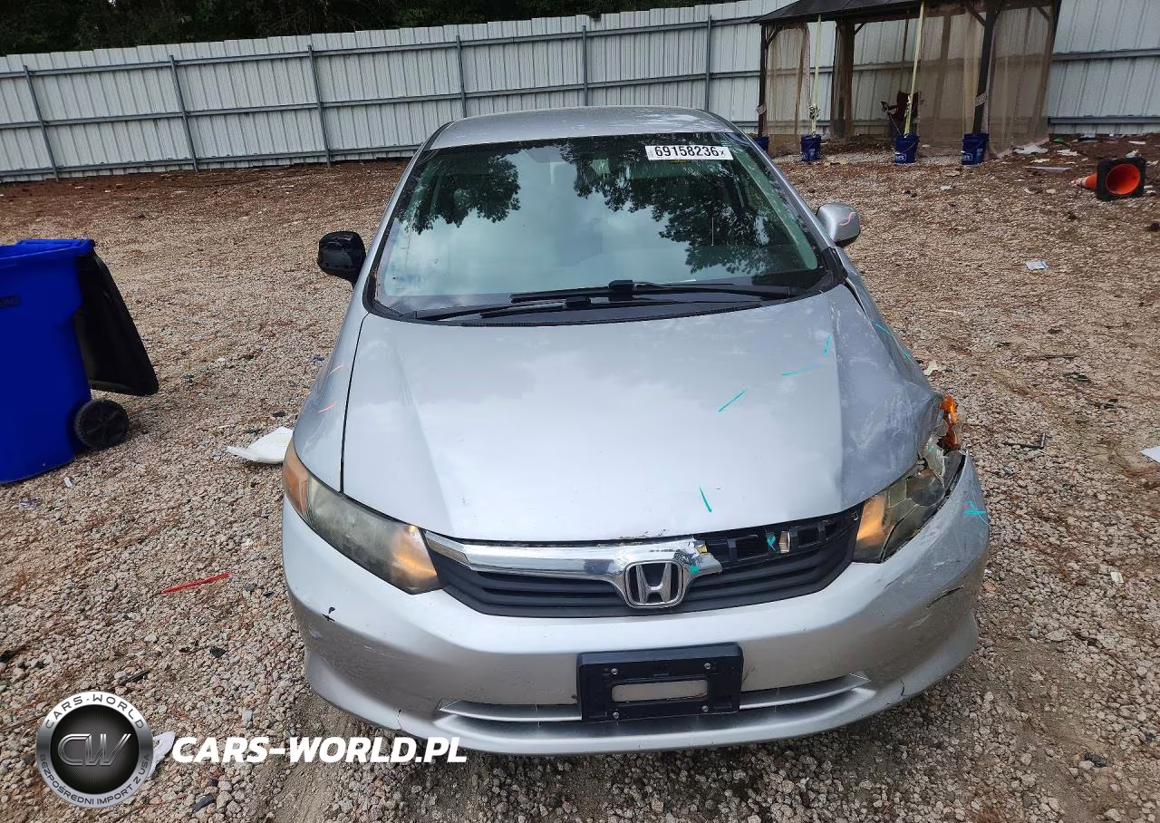2012 Honda Civic Lx VIN:19XFB2F53CE095278 - 5