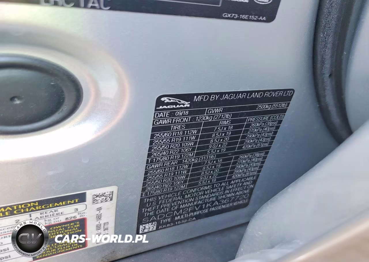 2019 Jaguar F-Pace S VIN:SADCM2FV1KA367720 - 13