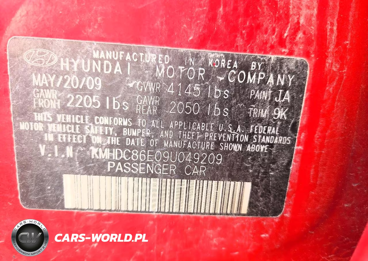 2009 Hyundai Elantra Touring VIN:KMHDC86E09U049209 - 12