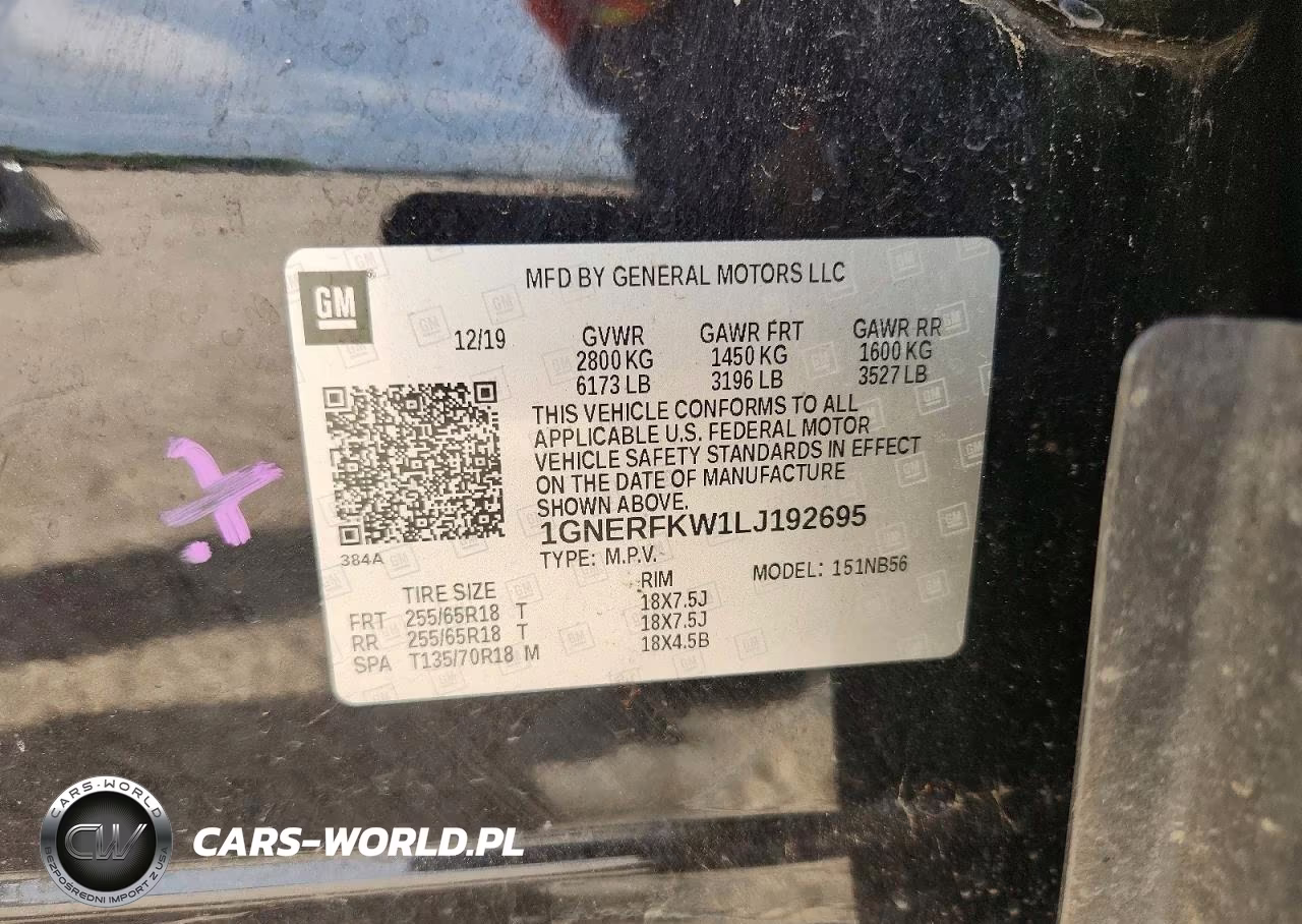 2020 Chevrolet Traverse Ls VIN:1GNERFKW1LJ192695 - 13