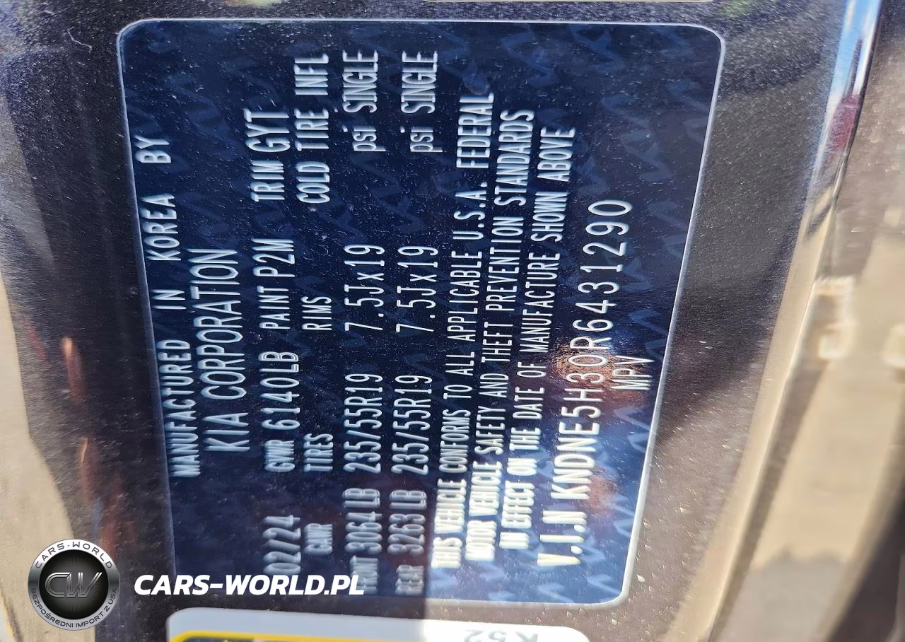 2024 Kia Carnival Sx VIN:KNDNE5H30R6431290 - 13