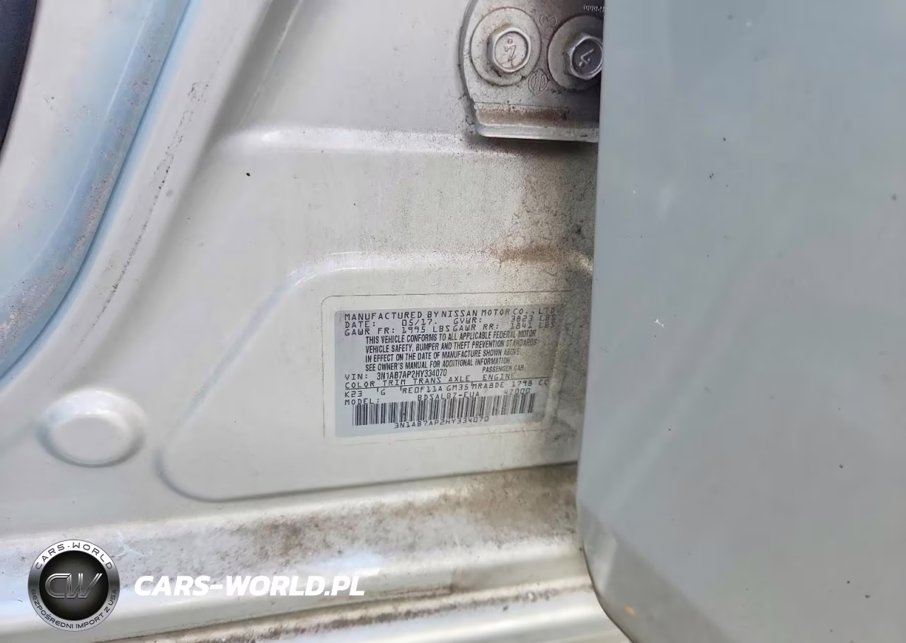 2017 Nissan Sentra S VIN:3N1AB7AP2HY334070 - 12