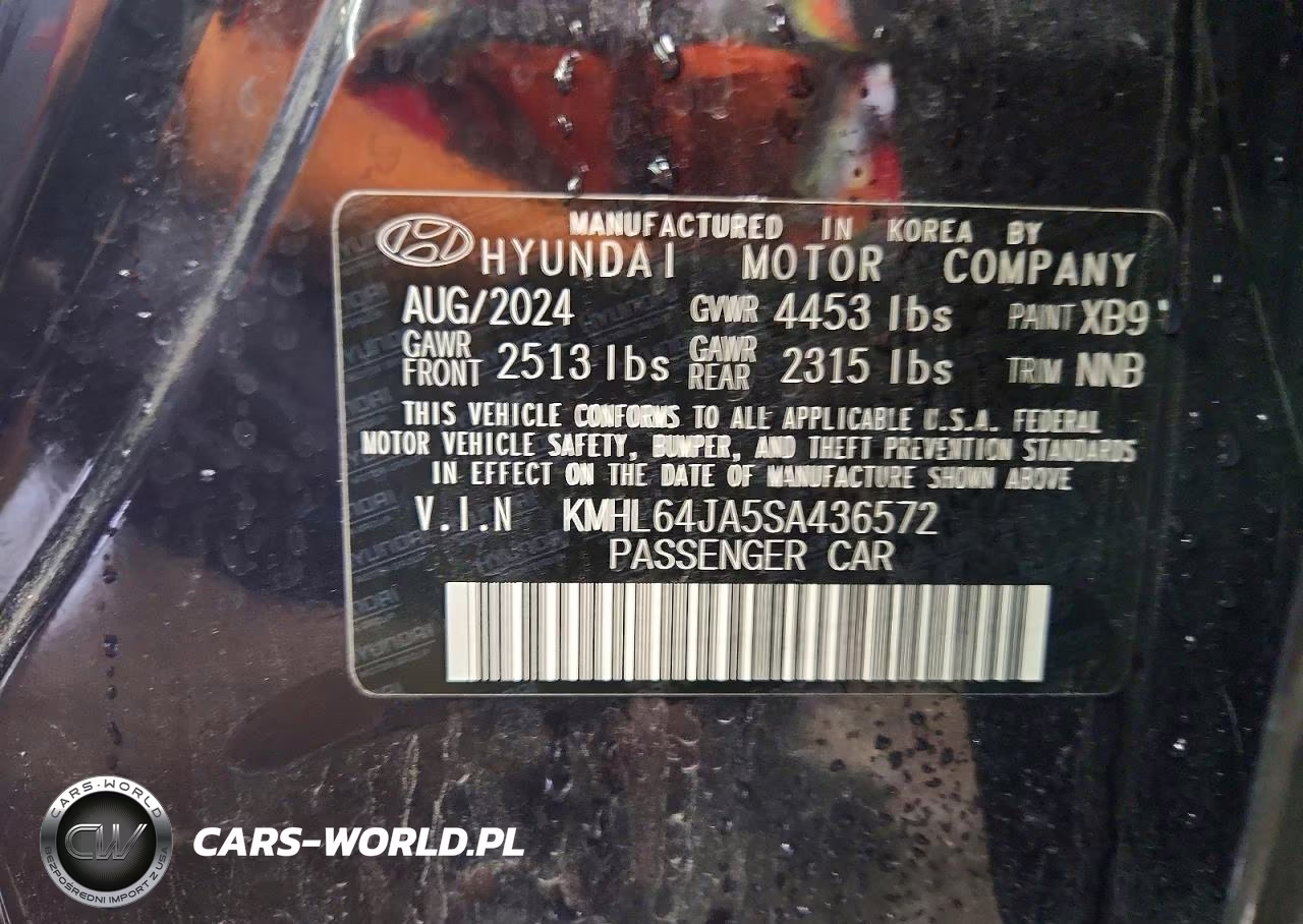 2025 Hyundai Sonata Sel VIN:KMHL64JA5SA436572 - 12