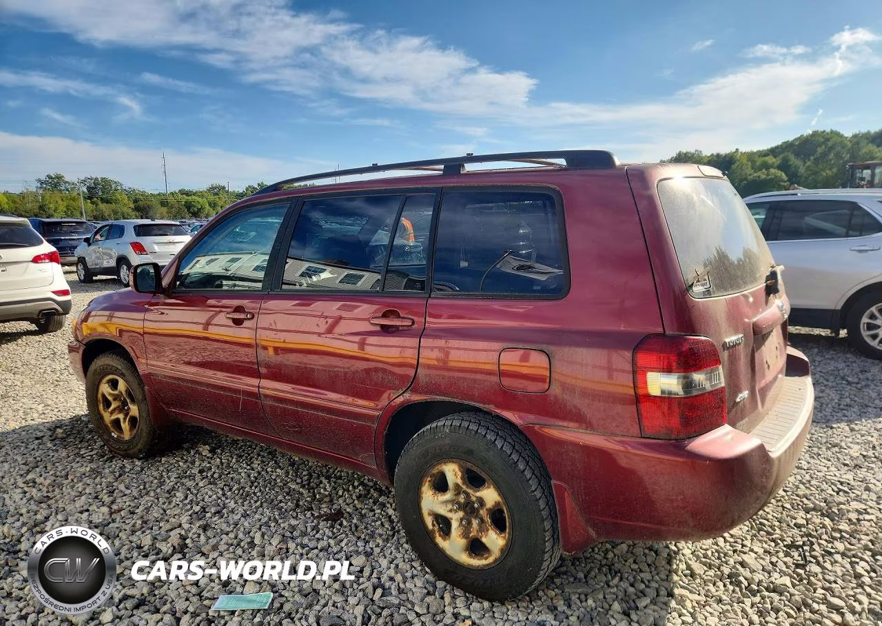 2006 Toyota Highlander Base VIN:JTEHD21A260045004 - 2