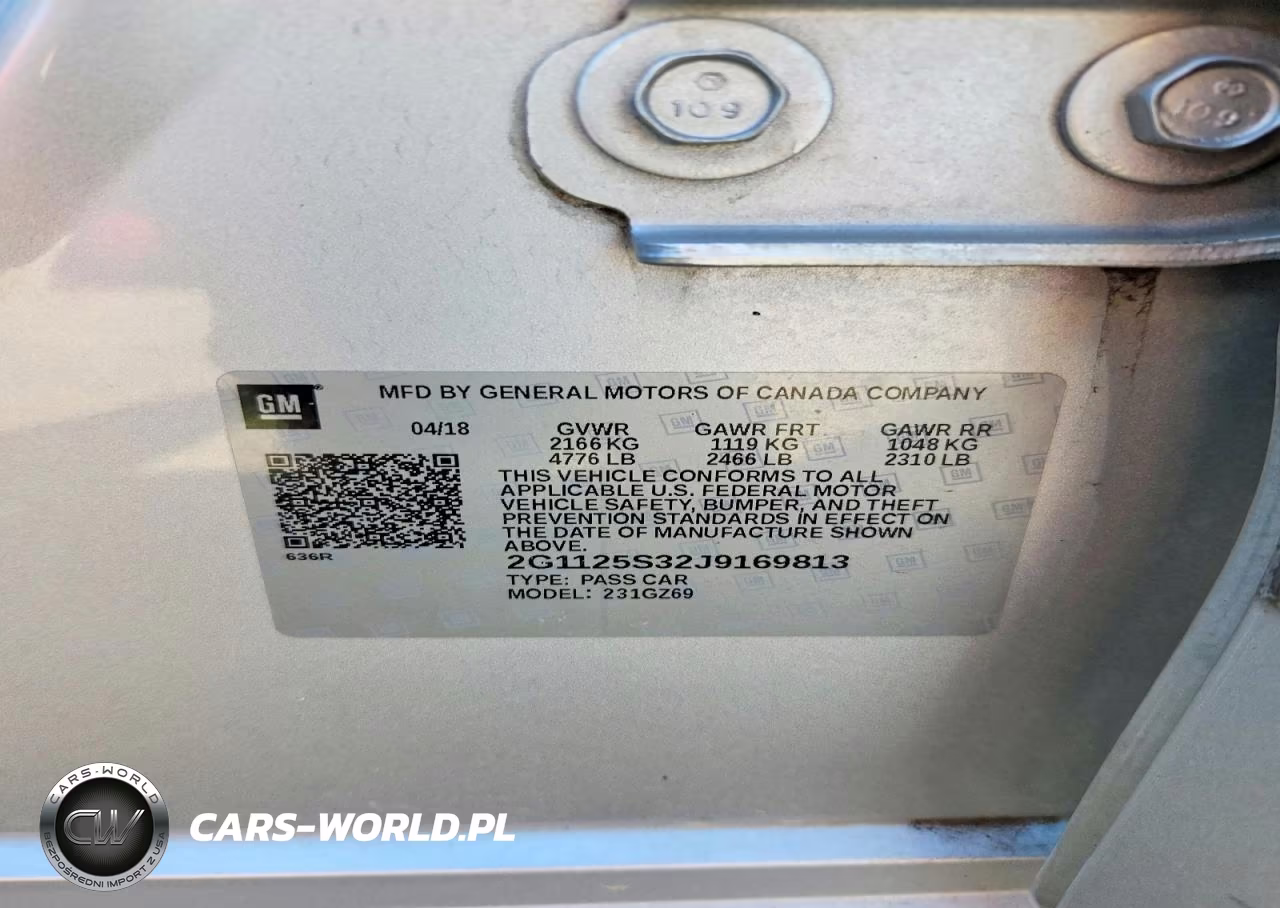 2018 Chevrolet Impala Premier VIN:2G1125S32J9169813 - 12