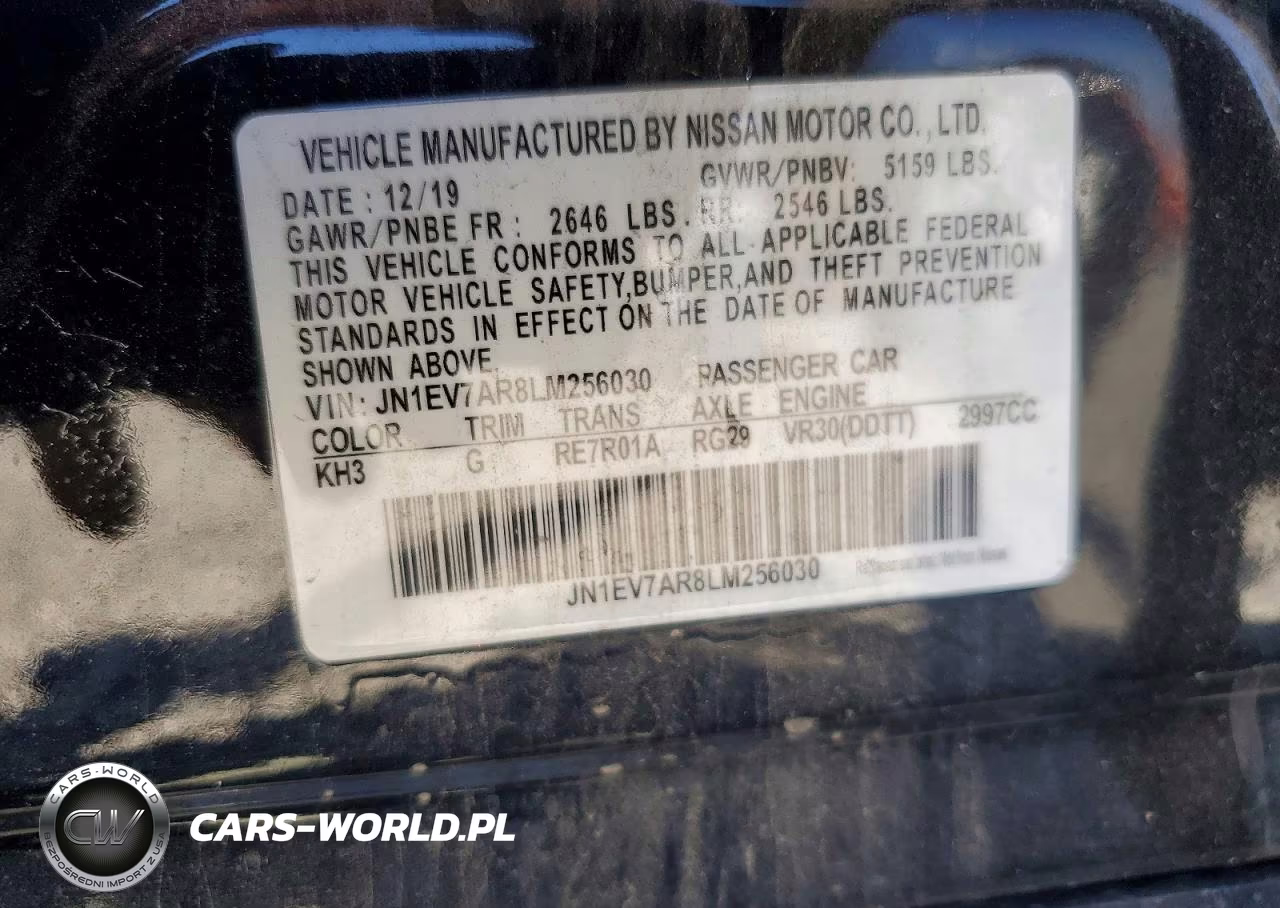 2020 Infiniti Q50 3.0T Luxe VIN:JN1EV7AR8LM256030 - 12